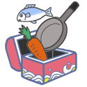 おばあちゃんの知恵袋「料理箱」イラスト