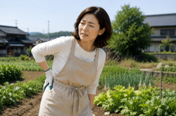 腰が痛い日出町の女性