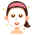 りんごパックのイラスト