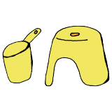 バスグッズのイラスト